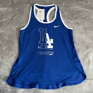 NWT Los Angeles Dodgers Women’s Razorback Shirt Medium